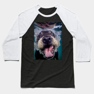 Dogs in Water #9 Baseball T-Shirt